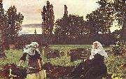 Sir John Everett Millais The Vale of Rest oil on canvas